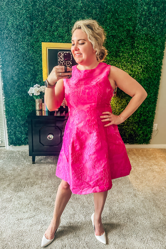 Charlotte Pink Floral Dress