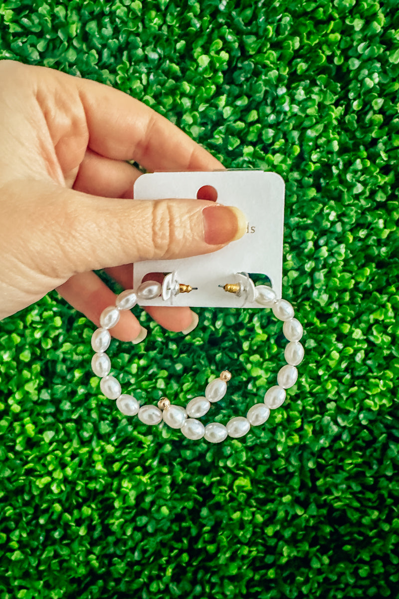 Pearl Parlor Hoops