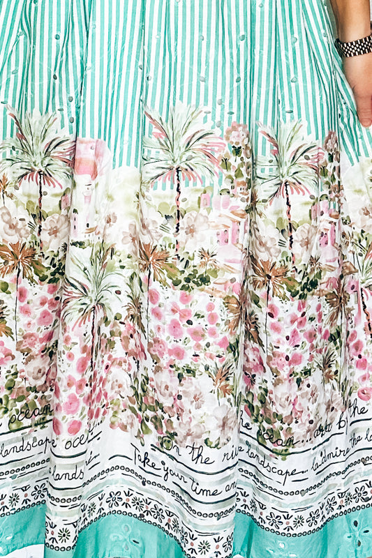 The Riviera Postcard Midi Dress