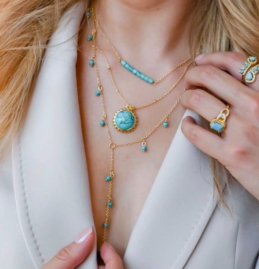 Turquoise Harmony Layered Necklace