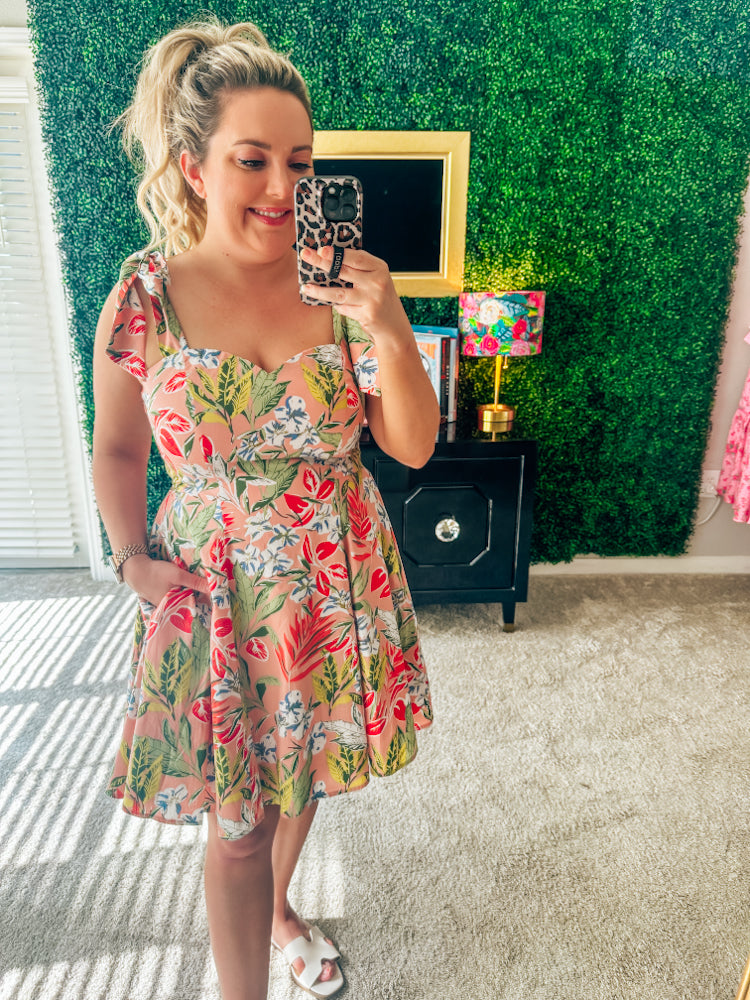 Mai Tai Tropical Sweetheart Dress