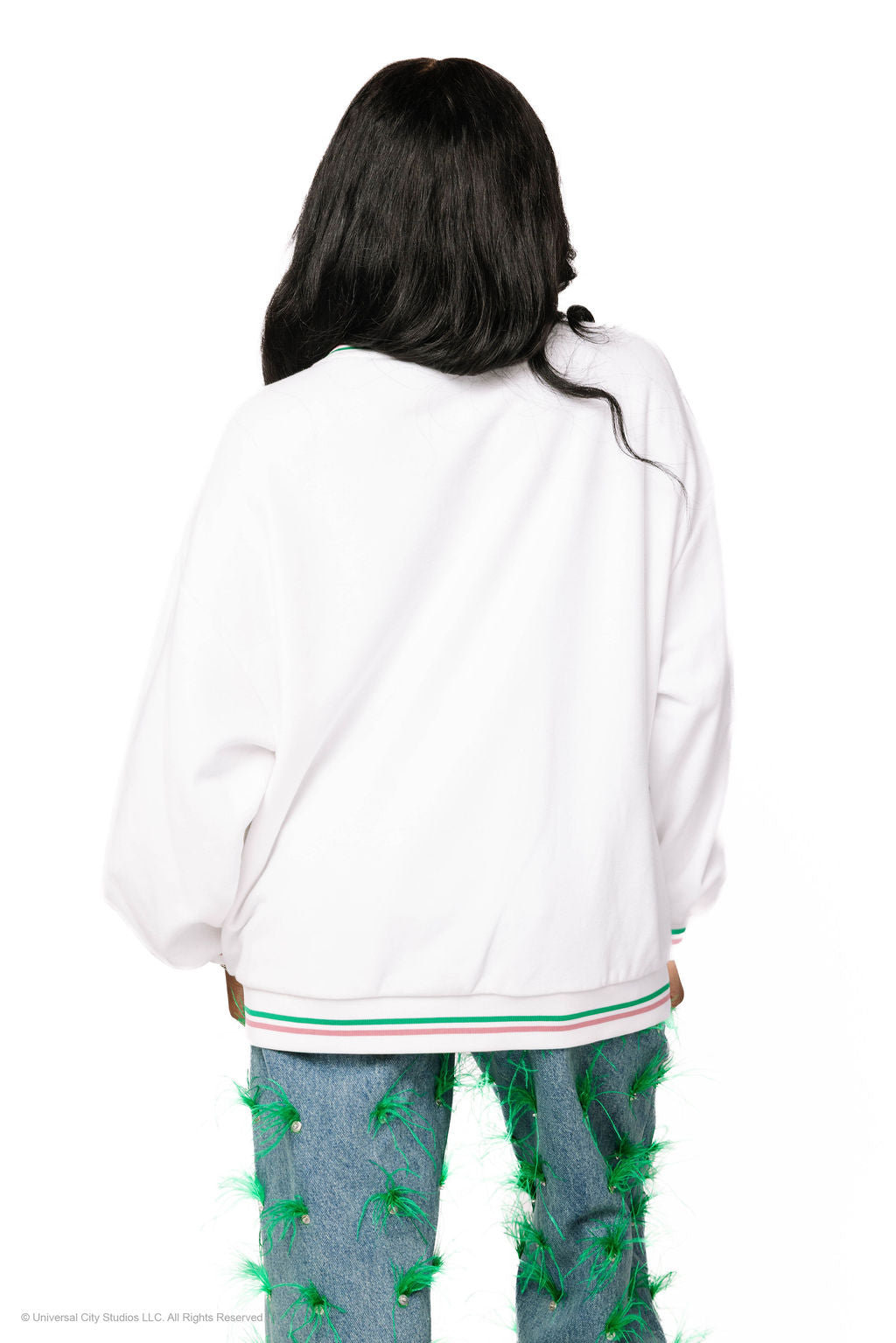 Queen of Sparkles Elphaba & Glinda Card Sweatshirt