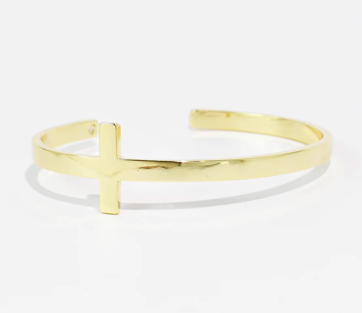"She is Clothed with Strength and Dignity" Bangle Bracelet