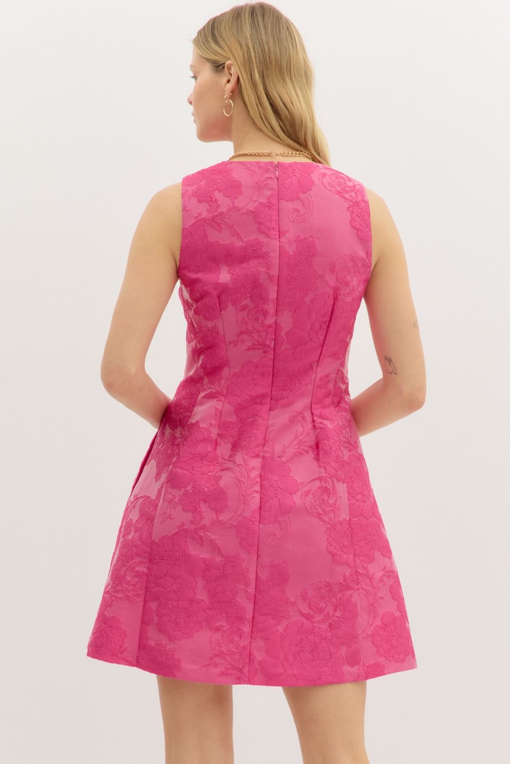 Charlotte Pink Floral Dress