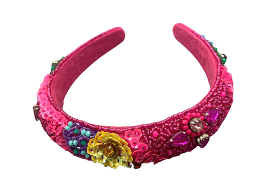 All That Glitters Headband - Pink