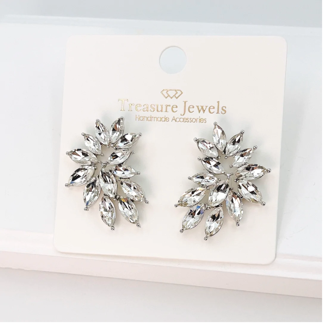 "Evelyn" Silver Earrings