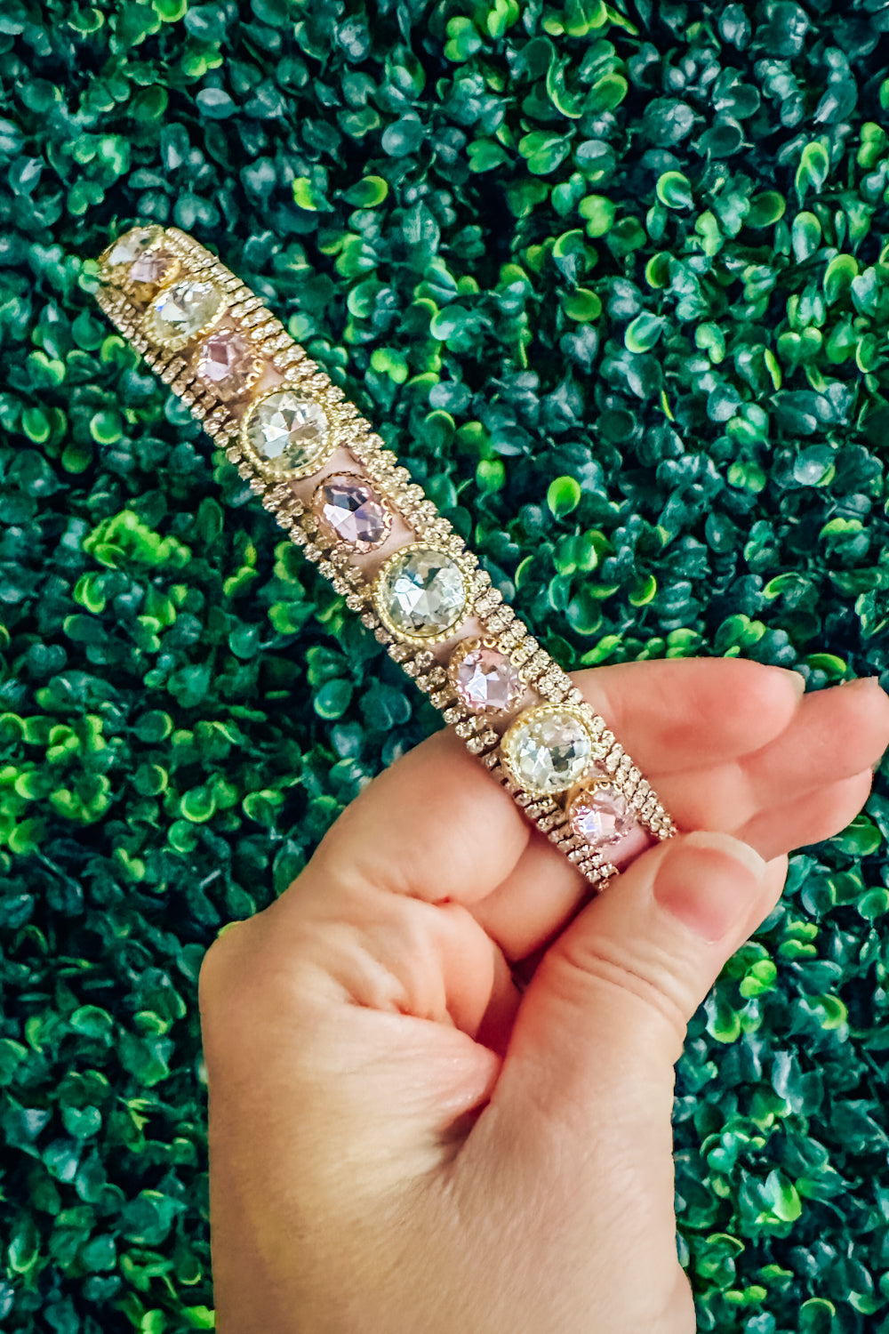 Pink Champagne Skinny Headband