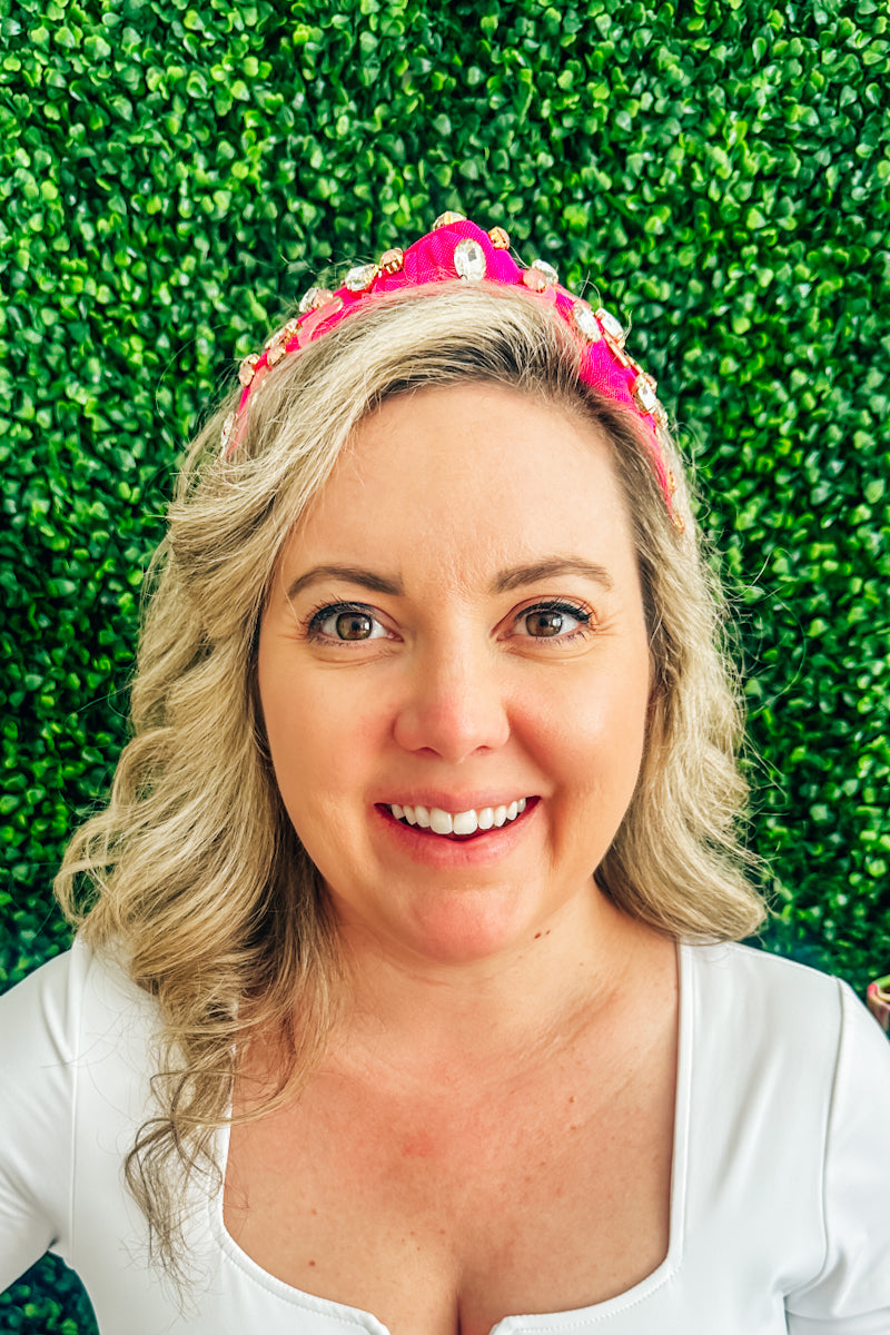 Pink "Rodeo Nights" Knotted Headband