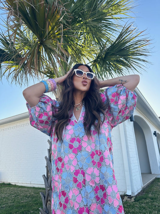 BuddyLove Deb Flower Power Mini Dress