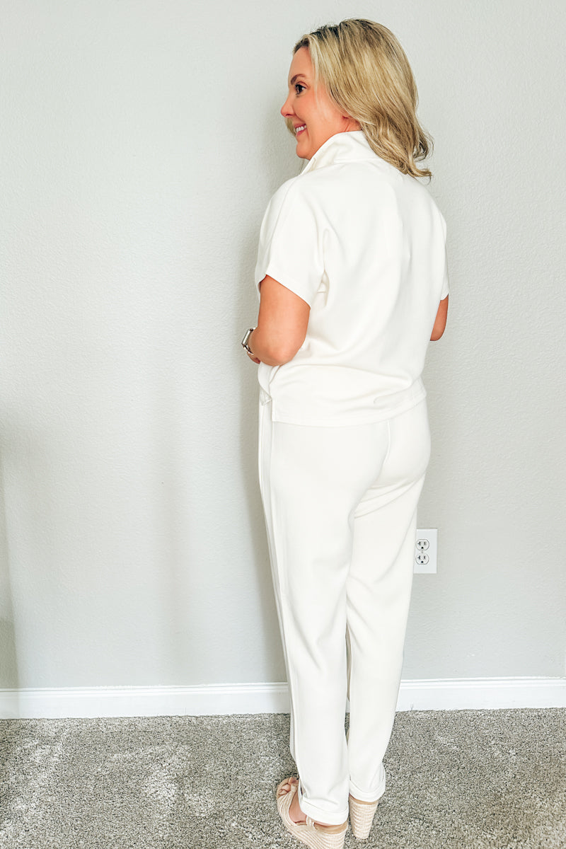 The Jetsetter Luxury Lounge Set - Ivory