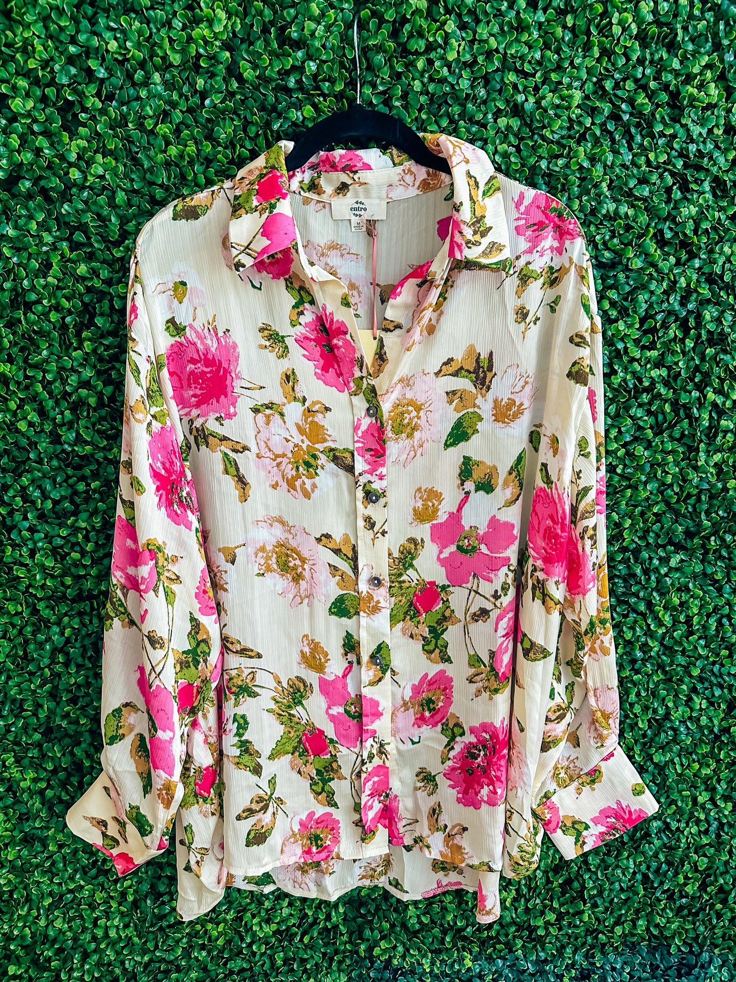 "May Flowers" Blouse