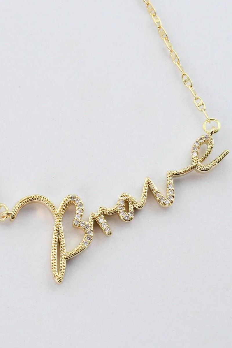 Brave Necklace - Gold