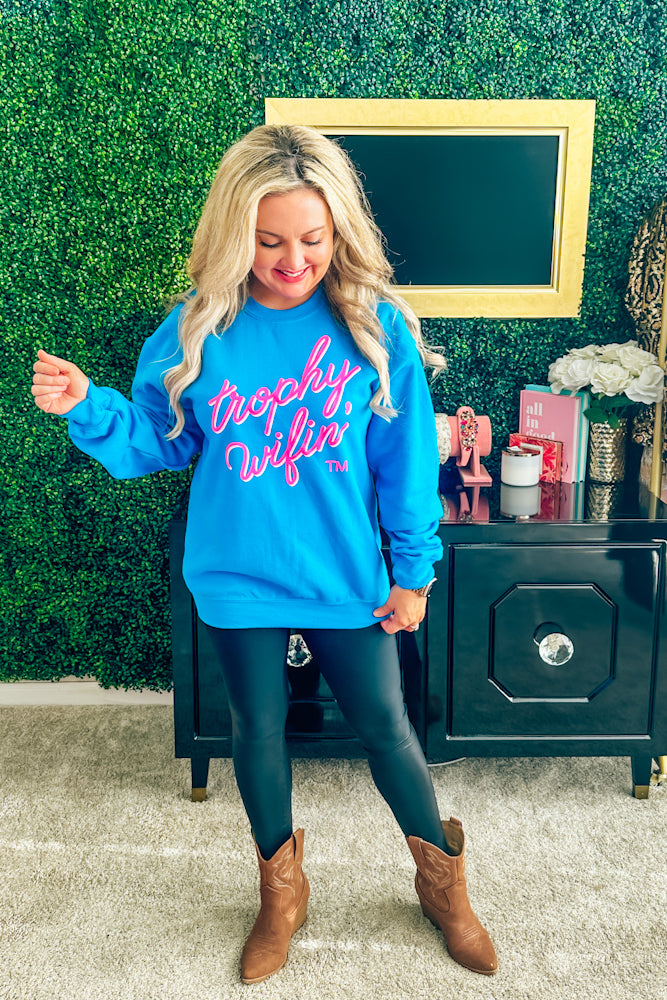 Tophy Wifin' Sweatshirt - Malibu Blue
