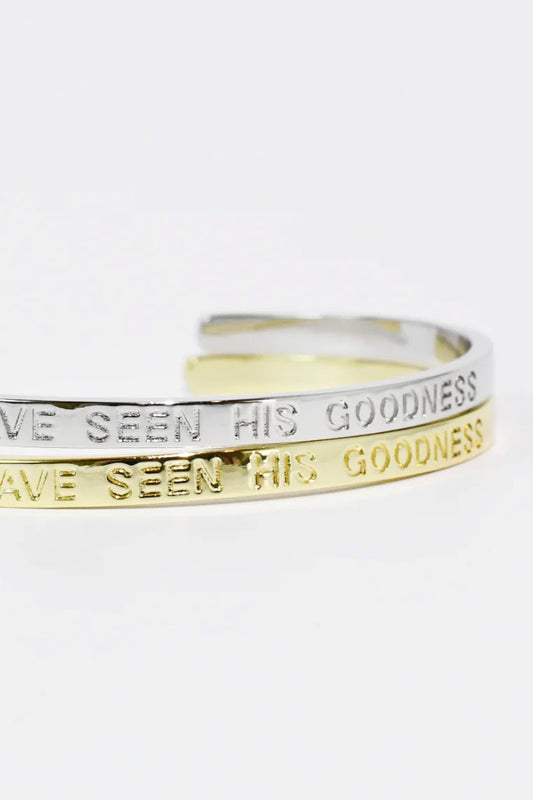 "I Have Seen His Goodness" Bangle