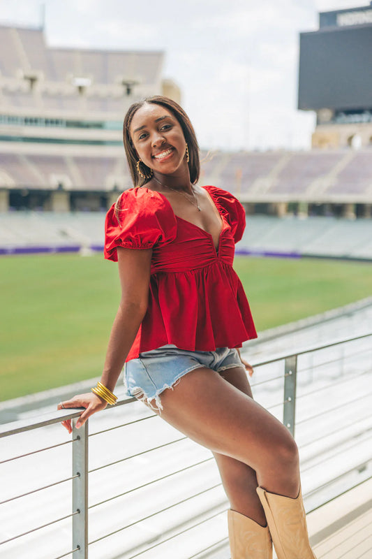 BuddyLove Houston Top - Crimson