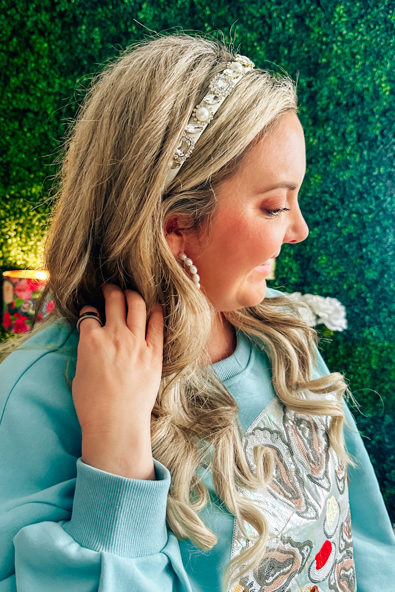 Ivory Glow Headband
