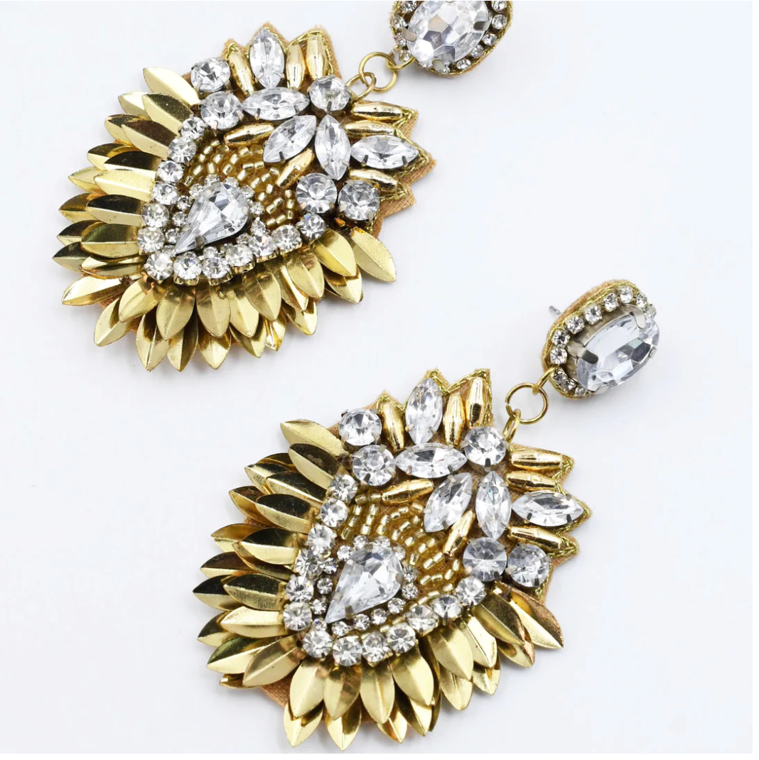 Rhinestone Sparkle Earrings