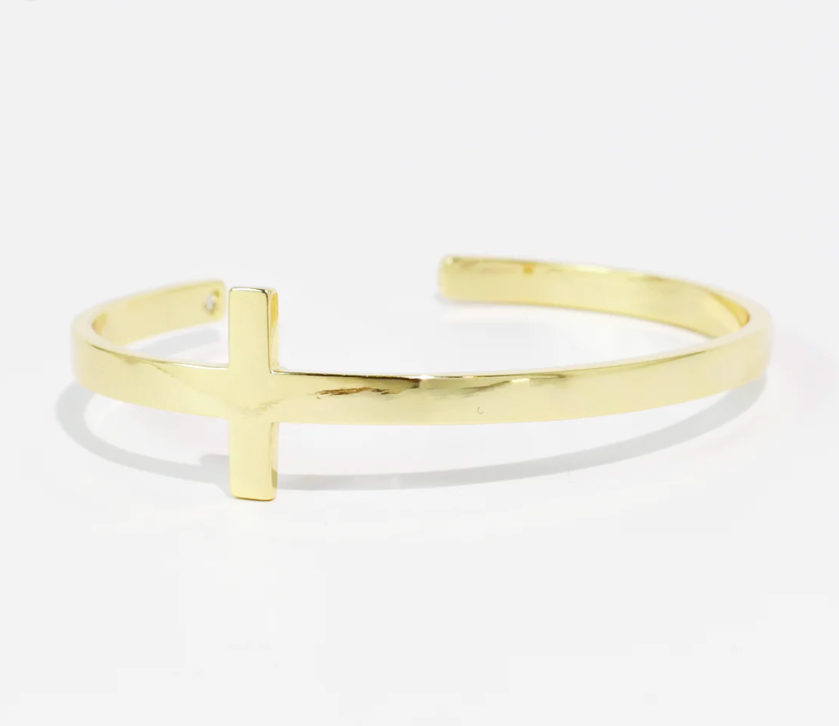 "With God All Things Are Possible" Bangle Bracelet