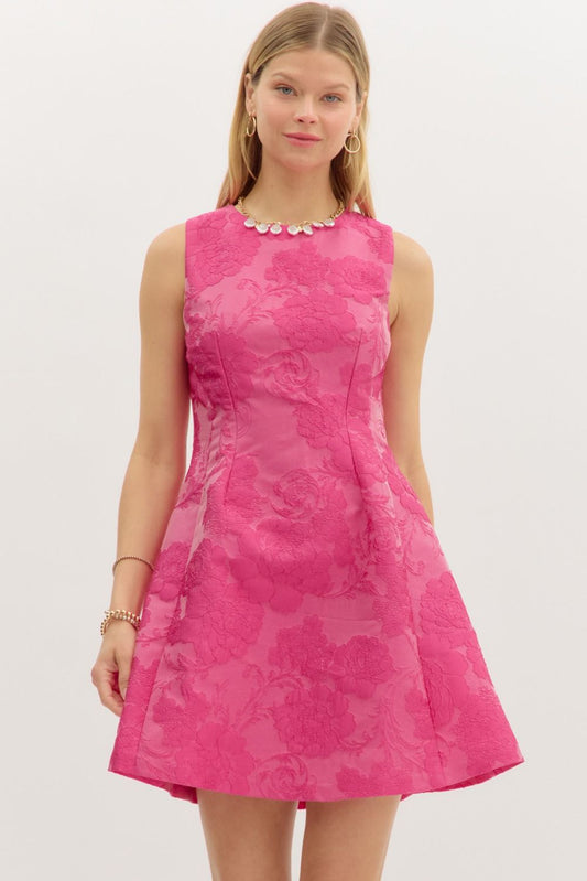 Charlotte Pink Floral Dress