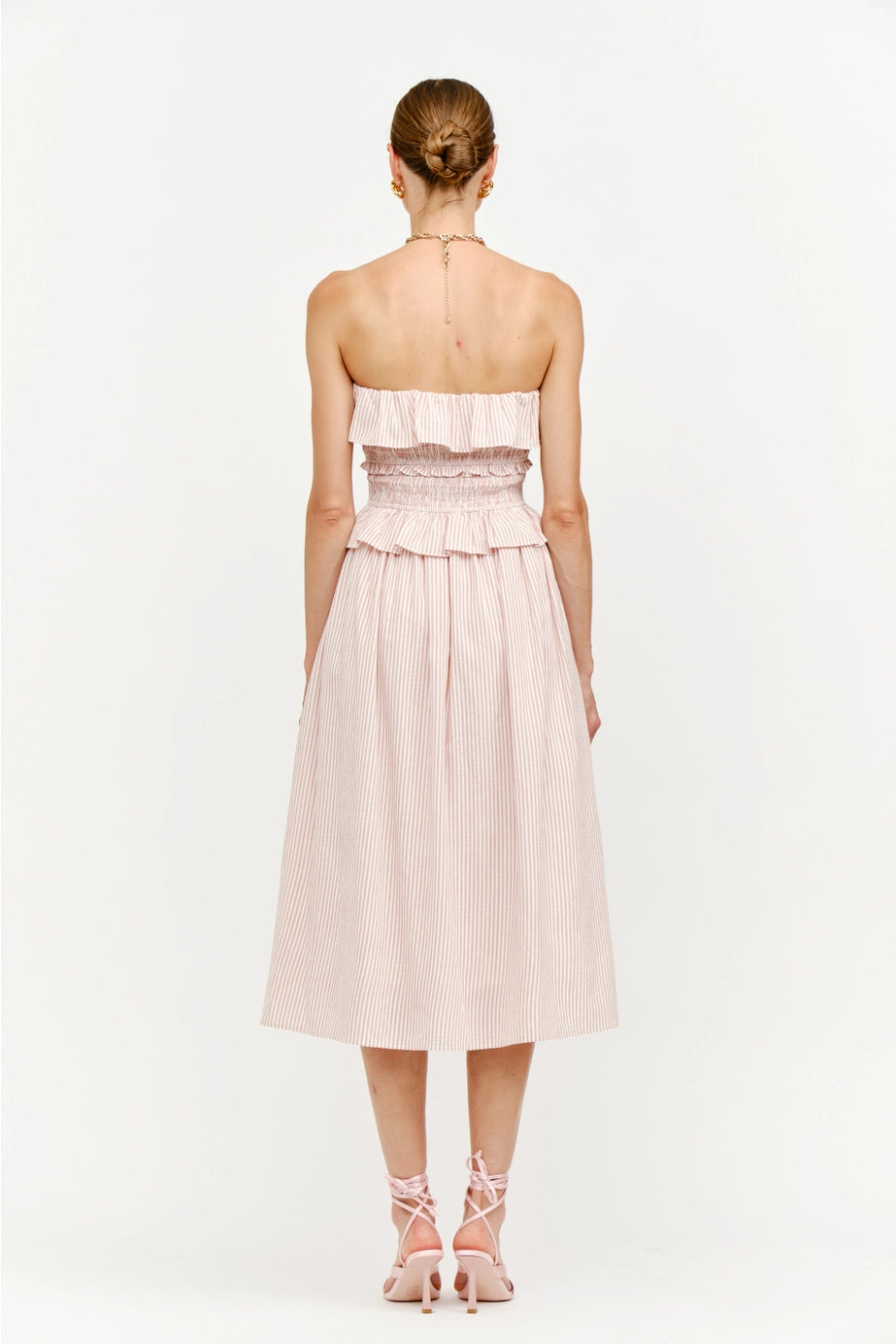 Blushing Boardwalk Stripe Dress