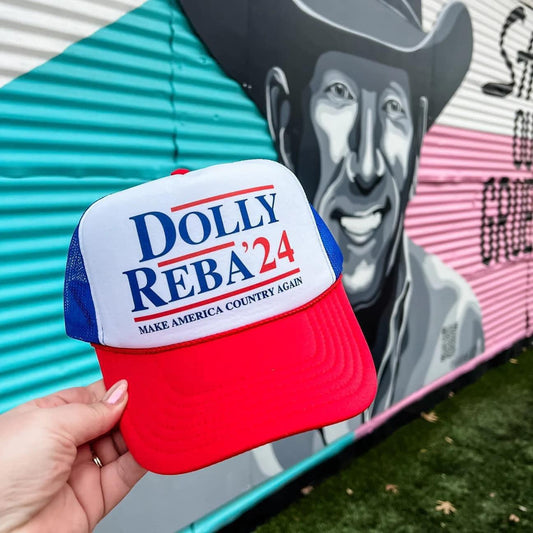 "Dolly and Reba ‘24" Trucker Hat