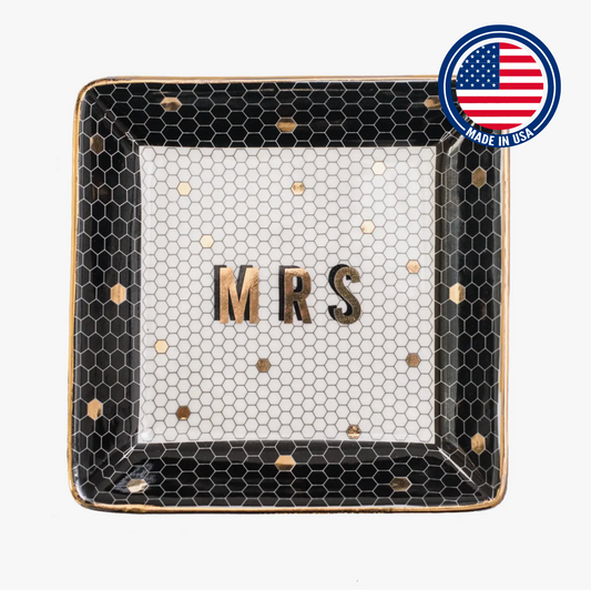"Mrs." Ring Dish by Sweet Water Decor